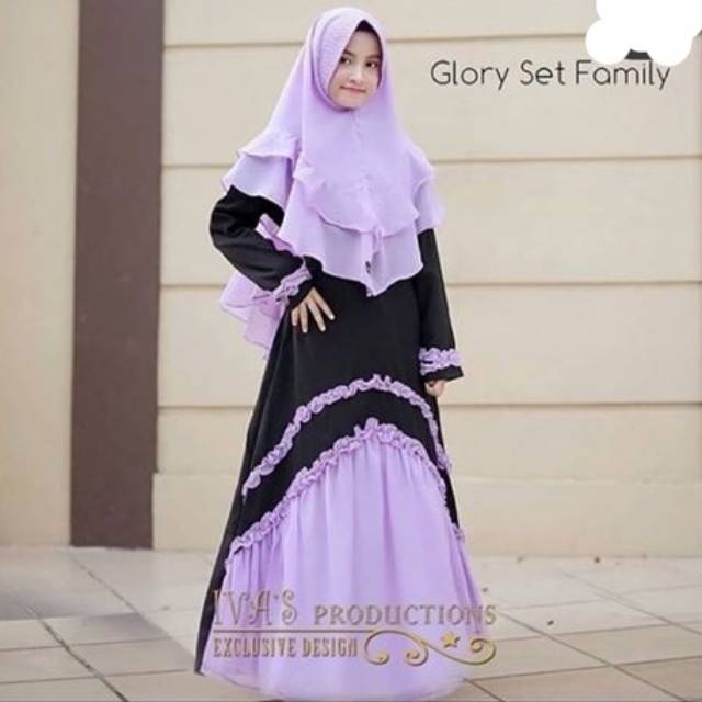 Baju gamis anak baju syari anak
