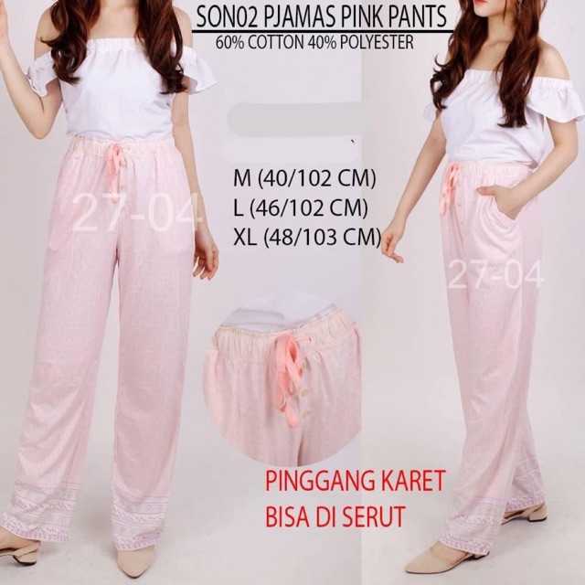 Celana panjang piyama wanita branded SONOMA original