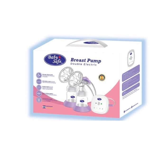 BABY SAFE BREAST PUMP DOUBLE ELECTRIC / P12BPE02