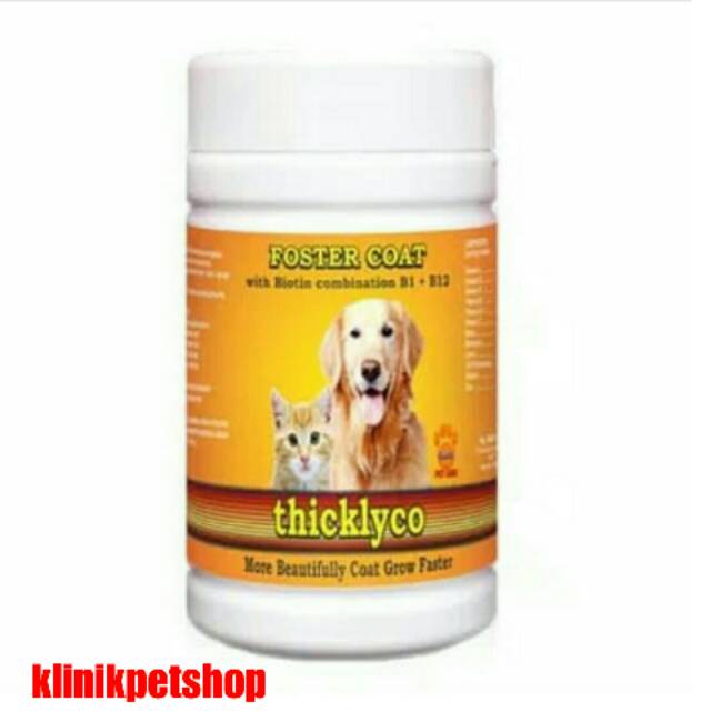 FOSTER COAT VITAMIN BULU KUCING ANJING THICKLYCO RAID ALL ORIGINAL