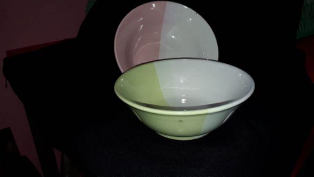  Mangkok Keramik two tone  Shopee Indonesia