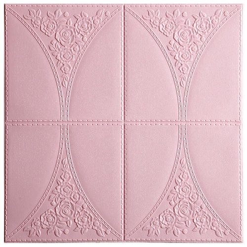 Topprice Wallpaper 3D Foam Dekorasi Dinding Kamar Rumah Murah motif Bunga  wallfoam sticker U96 / U137 / U134 / U135 / U136-U137 LUXURY PINK