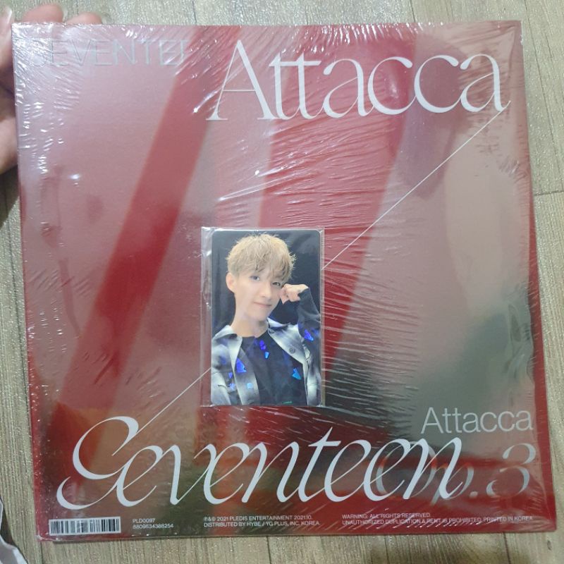 Seventeen Attacca Album sealed LD lucky draw soundwave sw round 2 dk
