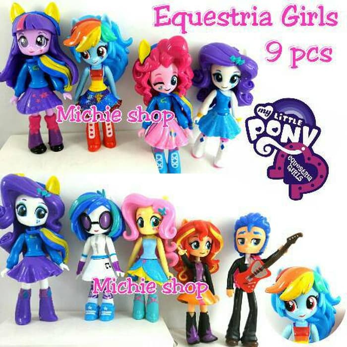 Termurah Figure Equestria Girls / Pony Girls 9pcs