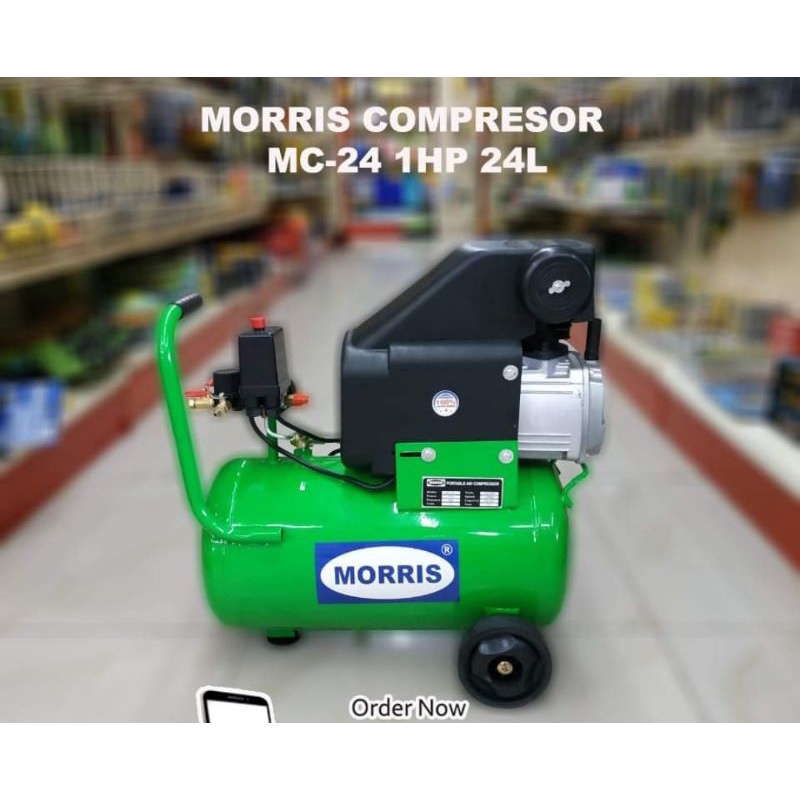 Mesin Kompresor Morris 1HP / 24 Liter