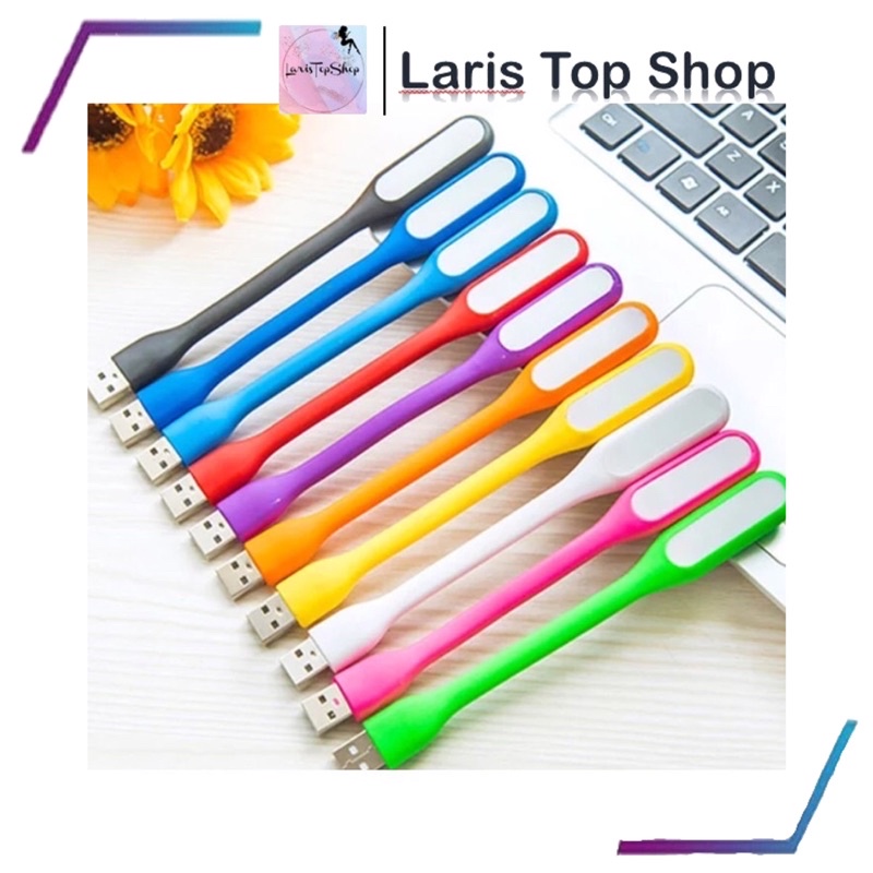 Lampu USB LED Putih Tekuk Flexible / LED Stick Lamp Sikat Gigi Light / Lampu Baca USB /  Lampu Light Portable Belajar / Lampu Mini LED USB / Emergency Lamps Light