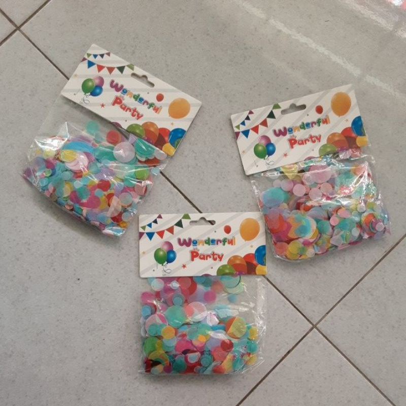 Isi Confetty Mix Foil Dan Kertas Tissue / Istan Balon