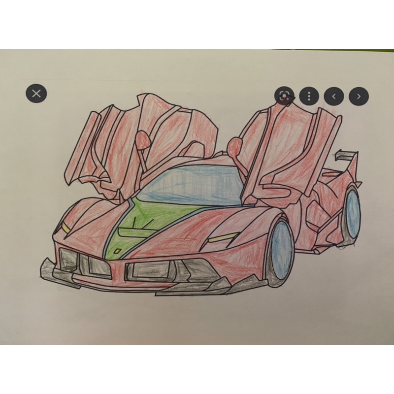 

Lukisan Anak SD Kelas 1 Mobil Sport dan Motor Ninja Bagus