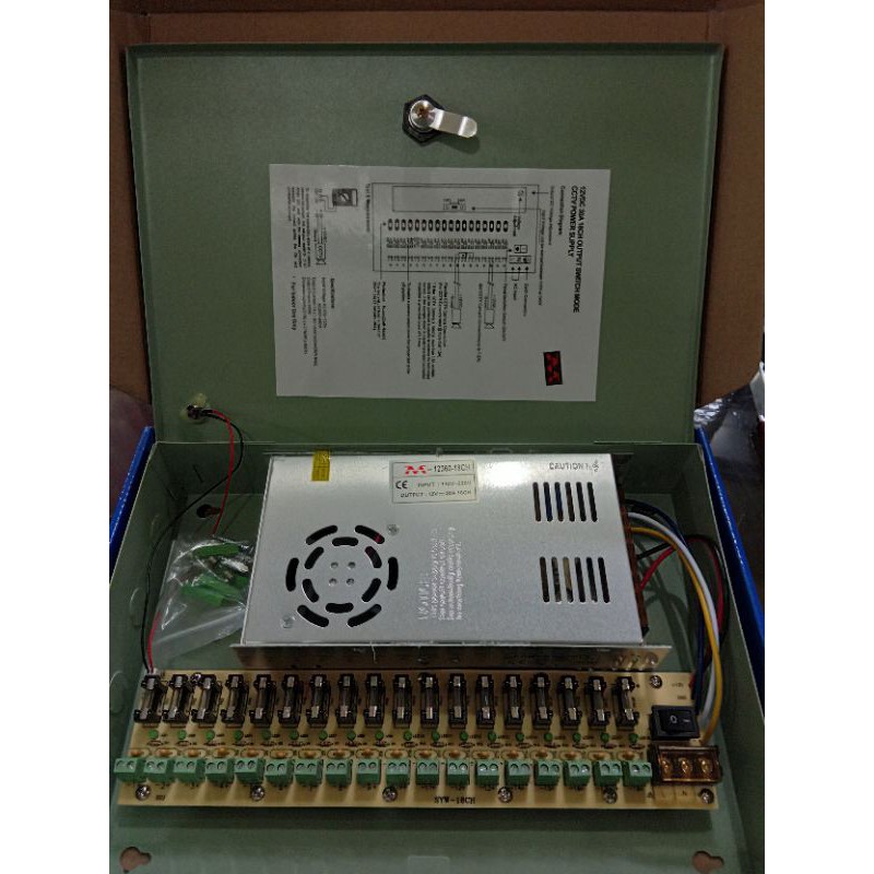 Power Supply Box 12V 30A Power Supply 12V 30A