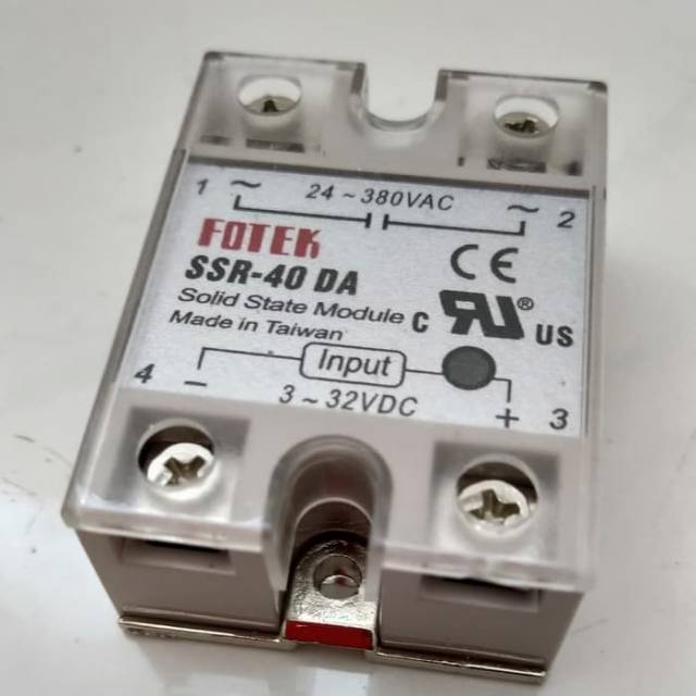 Jual Fotek SSR-40DA SSR40DA SSR 40 DA SSR40 Relay | Shopee Indonesia