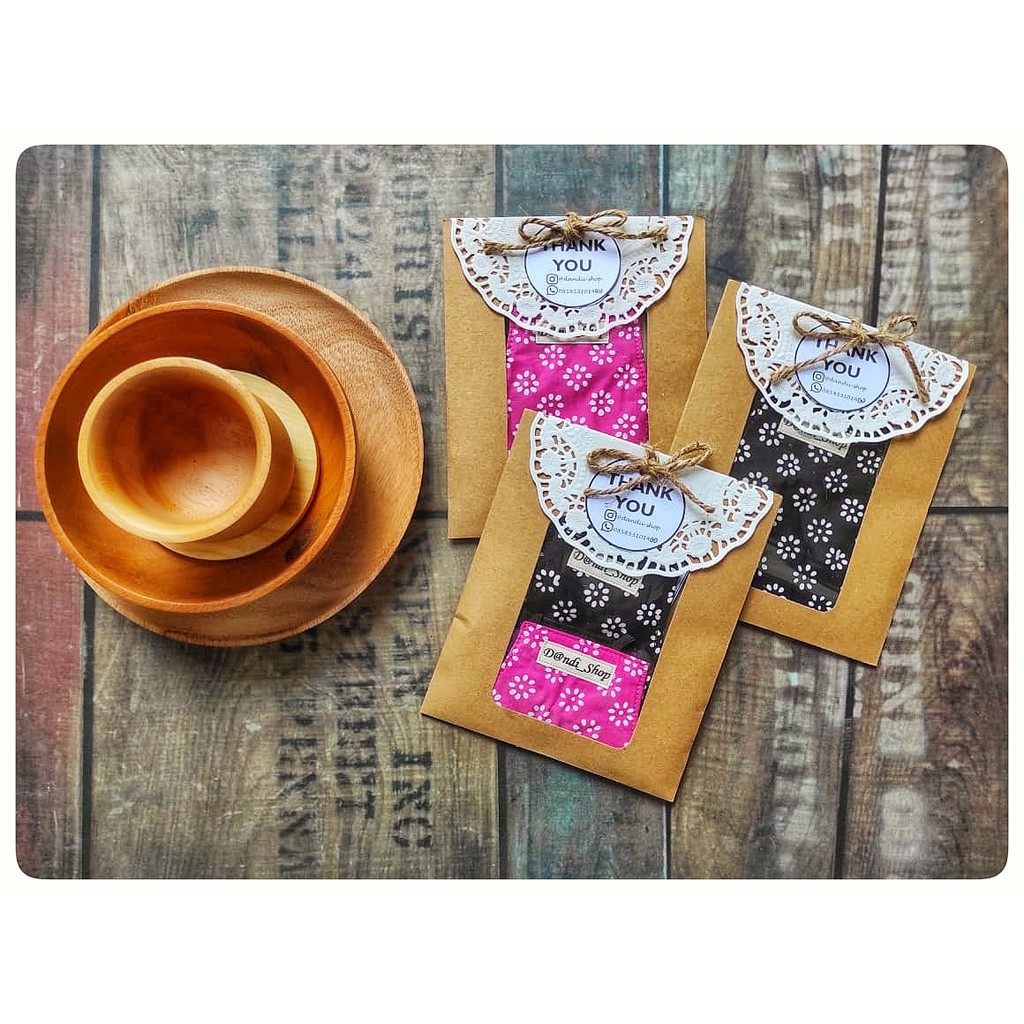 SOUVENIR MASKER KAIN BATIK 2 PLY EARLOOP & HEADLOOP