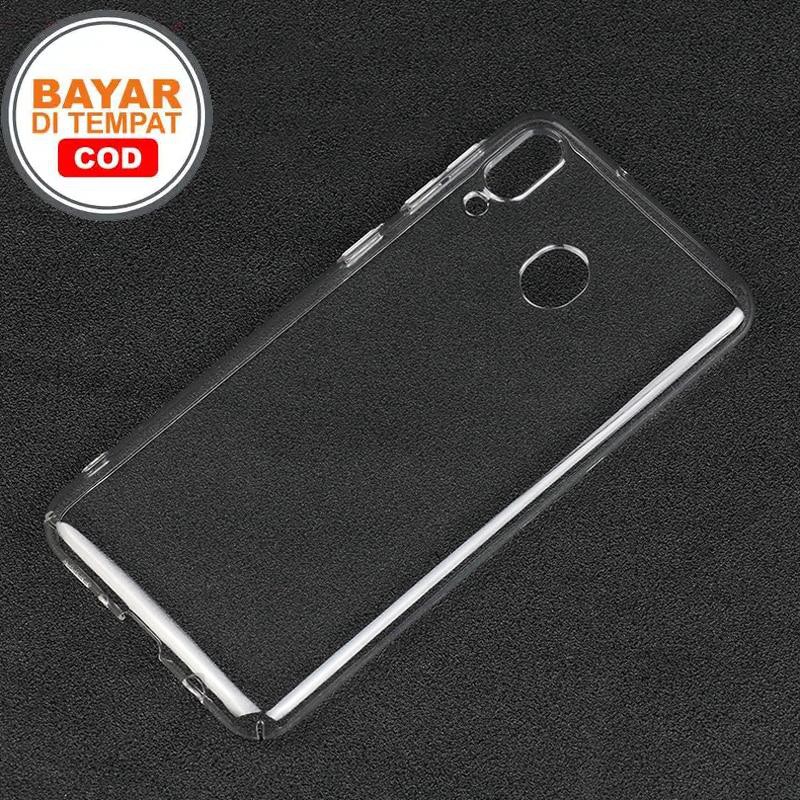 Samsung Galaxy M20 - Mika Transparan Clear Hard Case Hardcase Casing Cover Bening