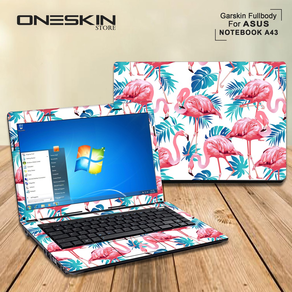 Garskin Laptop Cover Asus A43SJ-VX068D A43SJ-VX141D A43SJ-VX223D Fullbody