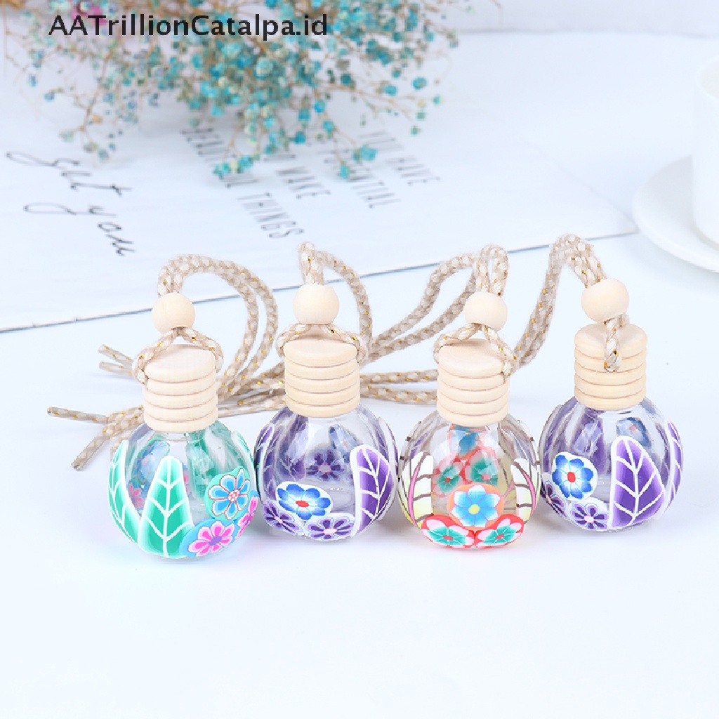 Aatrillioncatalpa 1Pc Botol Parfum Kosong Bahan Kaca Aneka Warna Untuk Mobilrumah