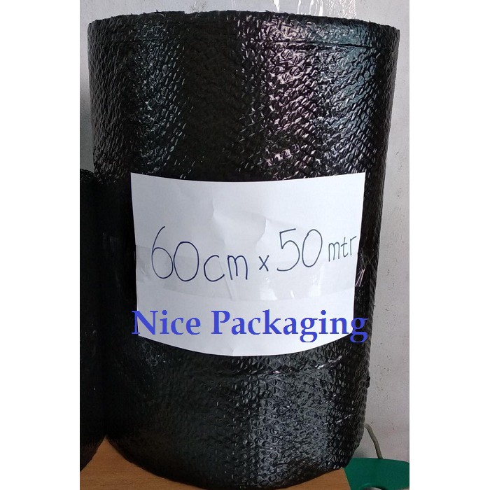 

InJO [DKM] Bubble potongan hitam uk 60cm x 50Mtr