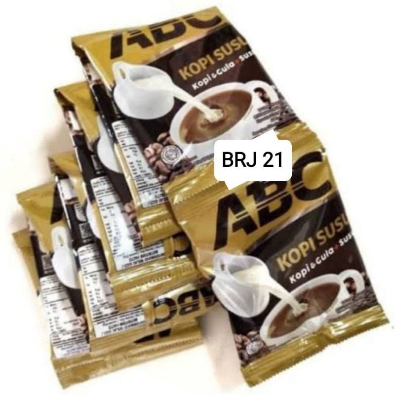 

Kopi ABC Kopi Susu Sachet 31gram Renceng ( isi 10 )