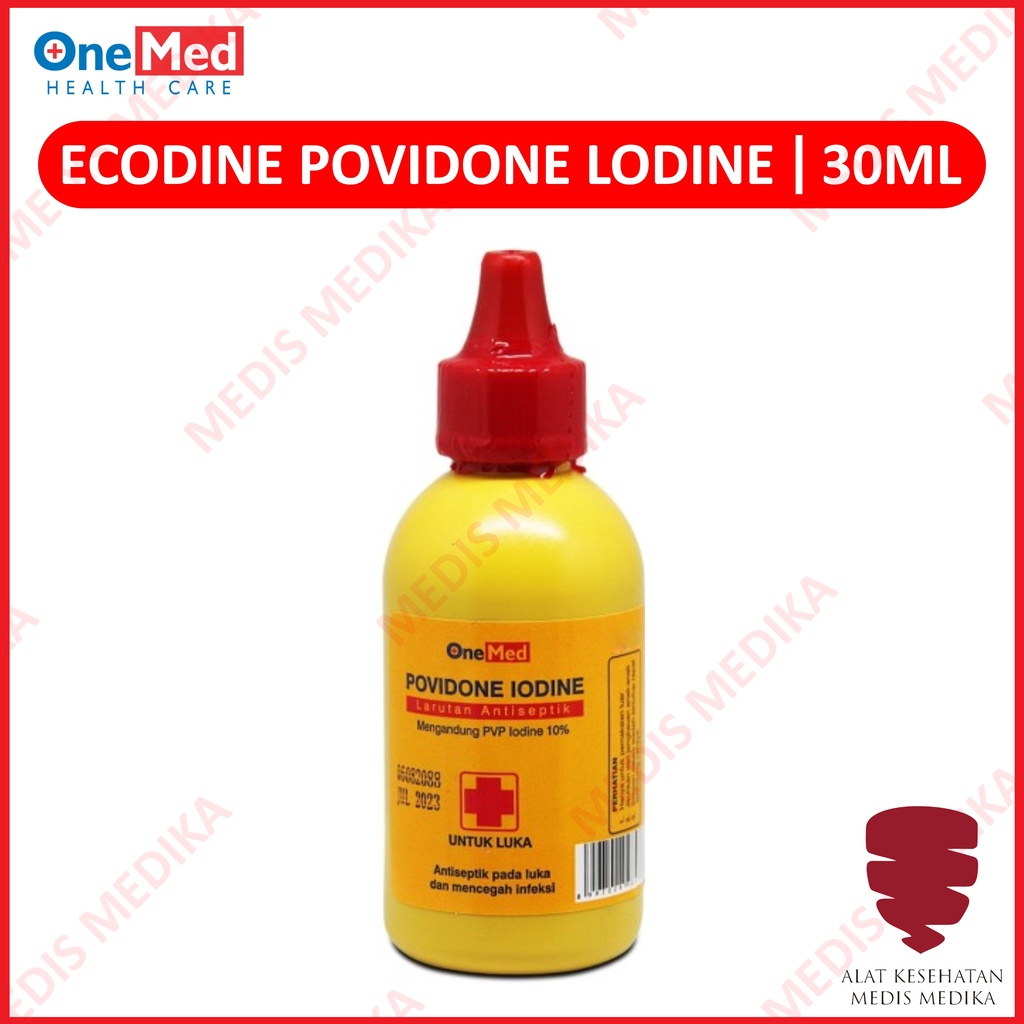 Povidone Iodine 30 ml Obat Luka Merah Sejenis Betadine OneMed