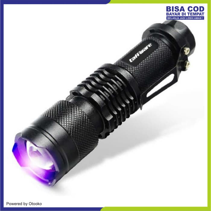 Money Detector Senter LED Cree Q5 395nm UV Ultraviolet Cek Uang Palsu