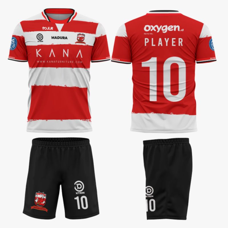 Baju Jersey Madura United 2022/2023 Premium Gratis Nickname