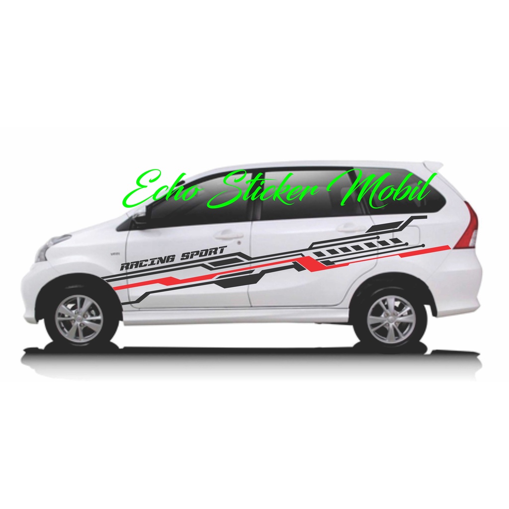cuting stiker custom mobil avanza xenia striping bodi samping mobil