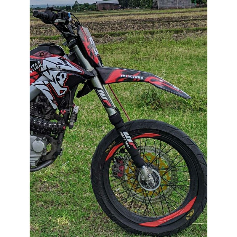 Pelindung skok depan dtracker klx cover seal saver usd Panjang dan pendek