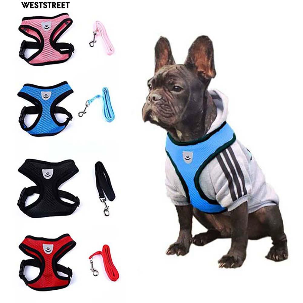 Bayar Di Tempat Harness Anjing Kecil Yang Lucu Puppy Mode Mesh