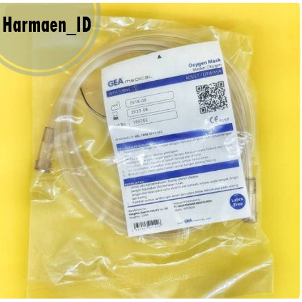 MASKER OKSIGEN/ OXYGEN MASK/ MASKER OKSIGEN DEWASA/ MASKER OKSIGEN ANAK