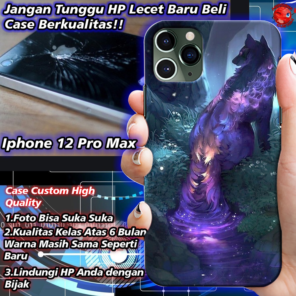 Case Custom Iphone 12 Pro Max Kualitas High Grade Gambar Sendiri / Luxury Glass Case Iphone 12 Pro M