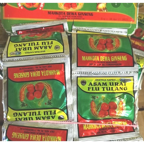 Kapasul Mahkota Dewa Plus Ginseng Renceng Original