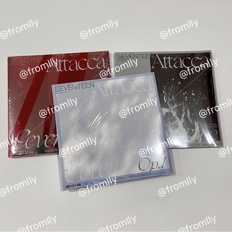 [READY] SEVENTEEN 9th Mini Album Attacca Sealed Op.1 / Op.2 / Op. 3 + Poster First Press SVT Official