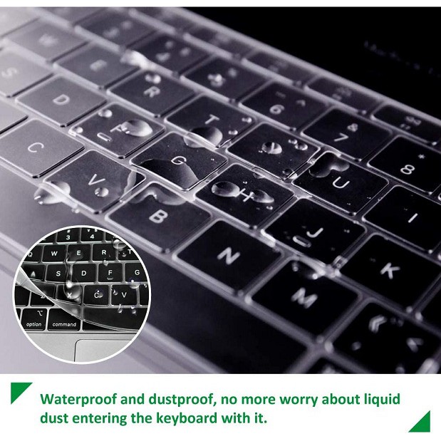 Silicone Pelindung Keyboard Cover Protector New Macbook Pro 16 inch A2141 2019 dan MacBook Pro 16 inch 2022 2021 M1 Pro/Max with Touch ID A2485