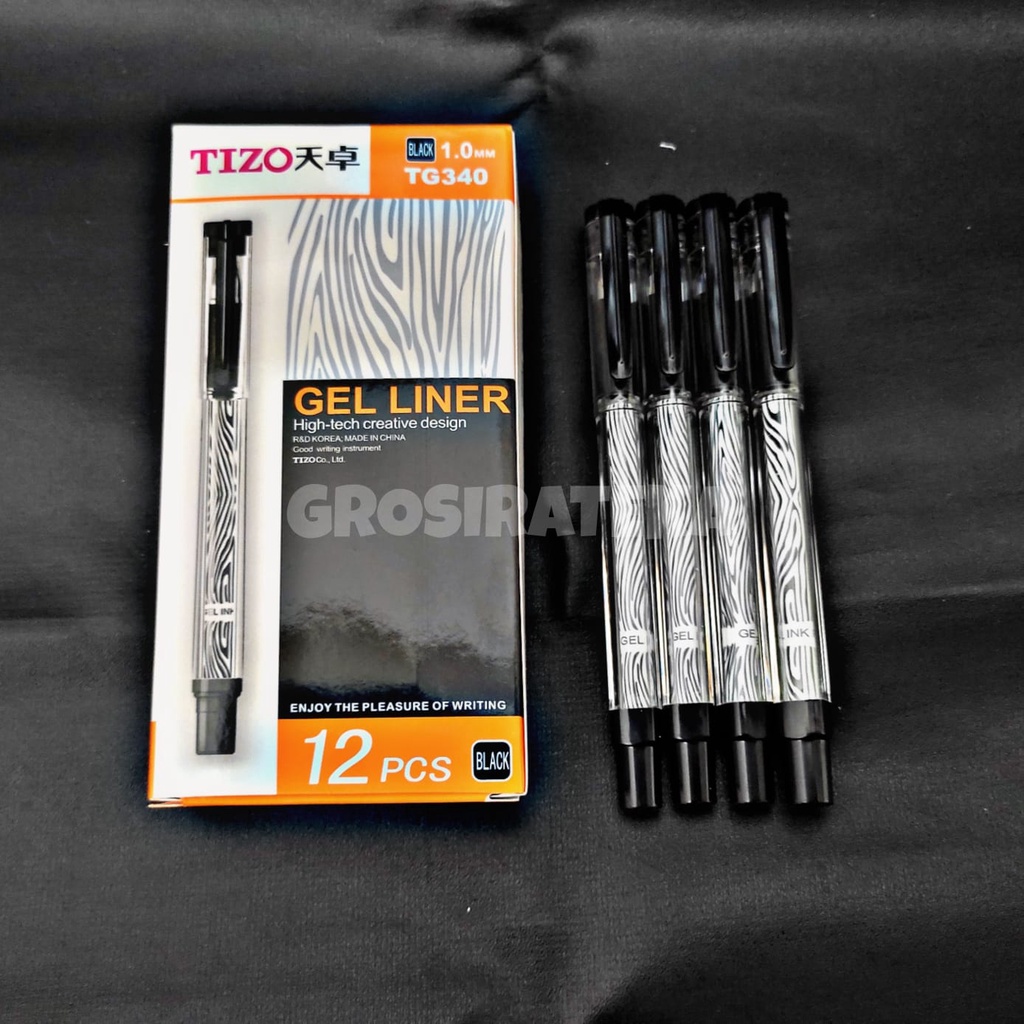 PULPEN, PULPEN GEL, BOLPEN GEL, BOLPOINT TANDA TANGAN GEL TIZO TG 340