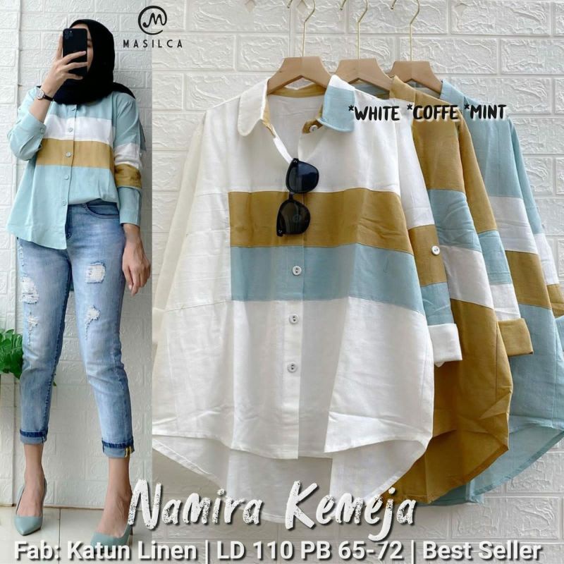 Namira kemeja by Masilca