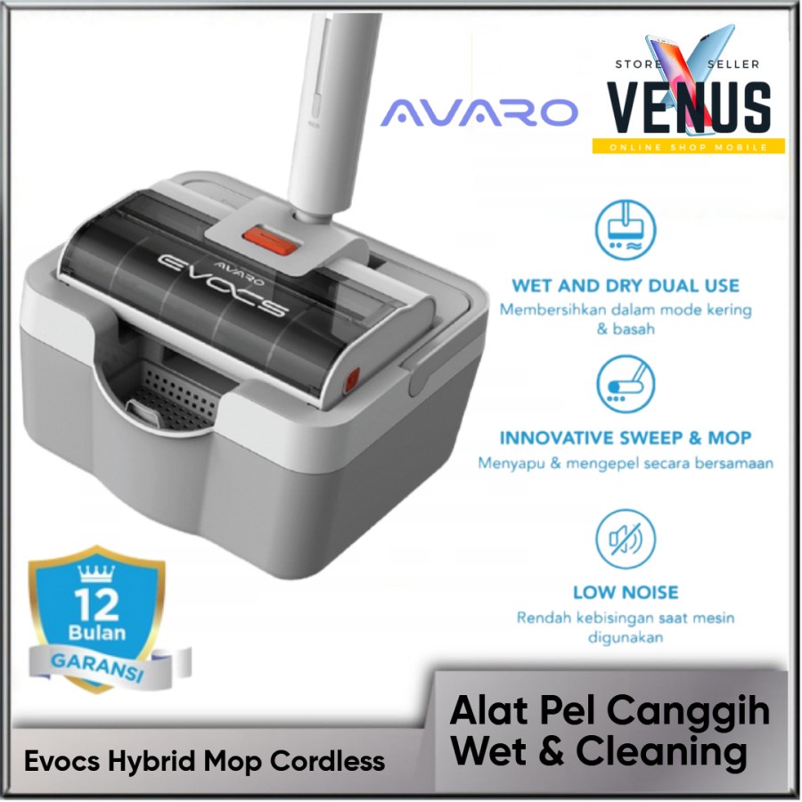 AVARO - Evocs Alat Pel Powerful wet And dry Floor Cleaning Mop