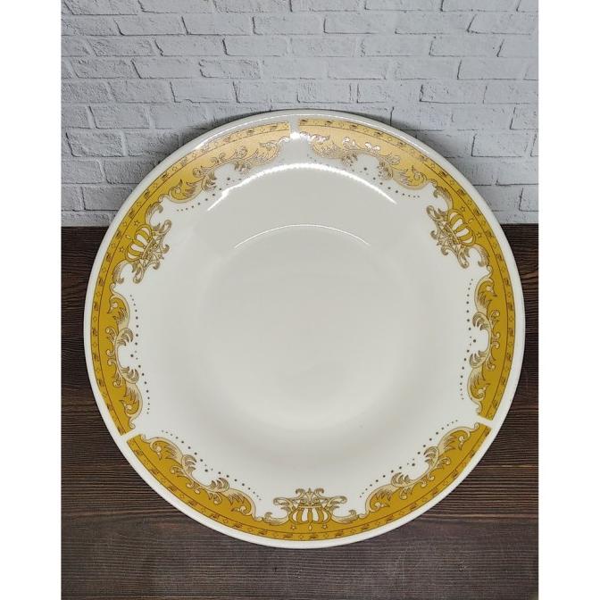 Piring Makan Hotel Batik 1 Lusin Piring Keramik Beling Piring Hotel Pi Venskistore