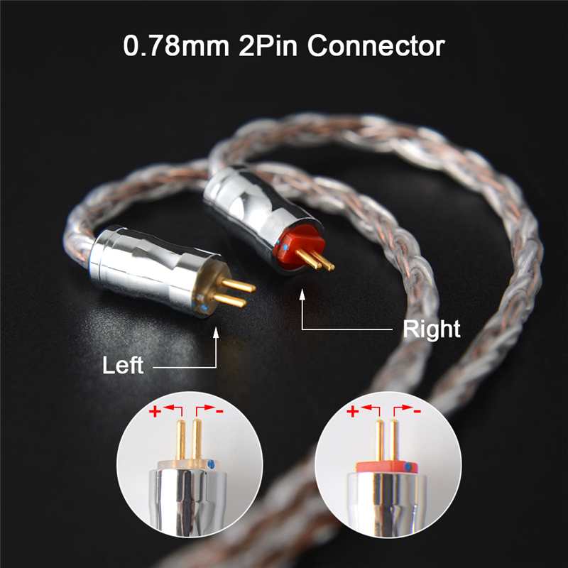 NICEHCK C16-5 16 Core Copper Silver Mixed Cable  3.5/2.5/4.4mm Plug MMCX/2Pin/QDC/NX7 Pin For BL-03 TRNCCAKZZSX TFZ QDC NX7 PRO