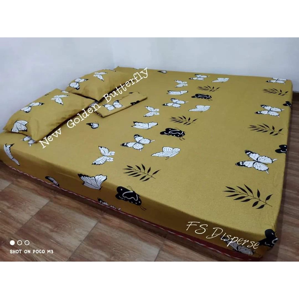 sprei homemade katun motif dewasa anak karakter New Golden Butterfly 1
