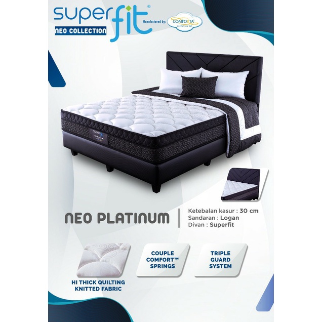 Spring Bed Comforta Super Fit Neo Platinum Full Set