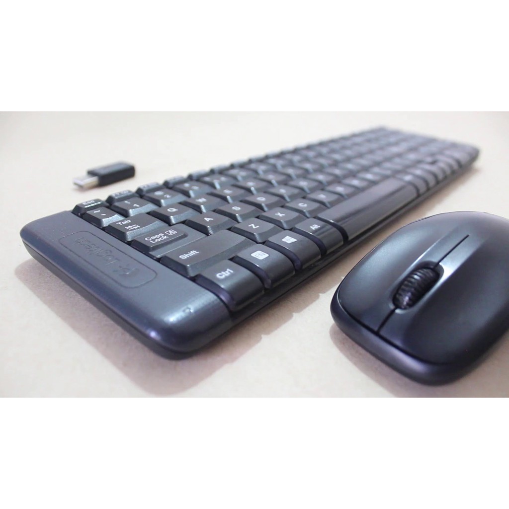 Keyboard Mouse wireless mini Logitech MK220 100% ORIGINAL - BLACK