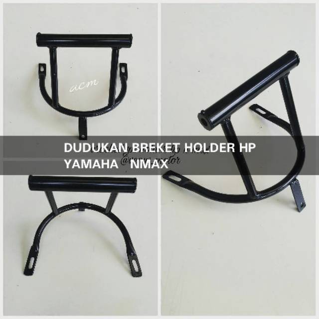 Dudukan Holder Hp Nmax Bracket Dudukan Holder Hp Motor Nmax panjang - Rezel Motopart