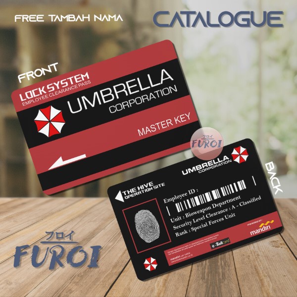 Custom Flazz BCA | Custom Emoney Mandiri | Umbrella Card