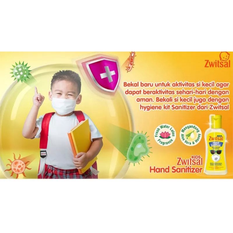 zwitsal Kids hand sanitizer 50ml / hand gel anak Zwitsal 50 ml