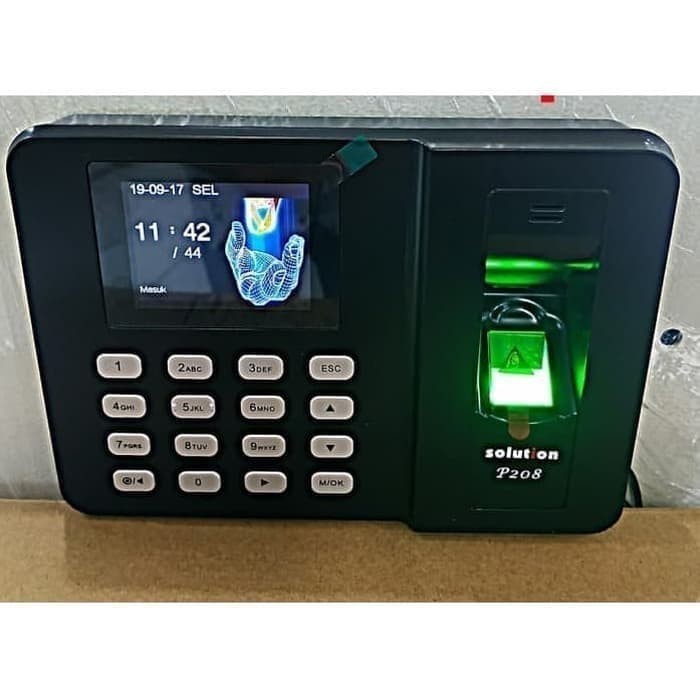 Mesin Fingerprint Absensi Sidik Jari USB Solution P208 1.500 Memori Finger Print