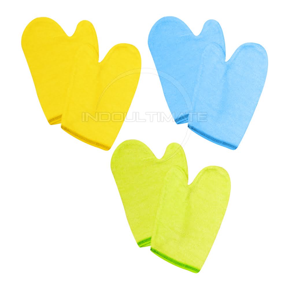 6 Pcs Waslap Bayi Single Layer WL-03 Lap Mandi Bayi Wash Lap Jari Bayi Waslap Wash Lap Mandi Bayi Handuk bayi Baby Wash Lap MIX COLOUR