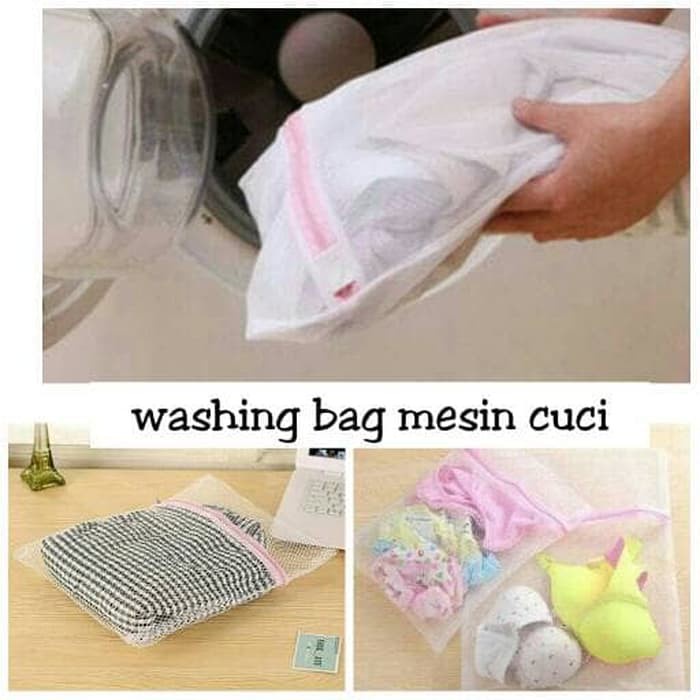 Washing Bag Laundry Net Kantong Cuci Jaring 50x60 Cm