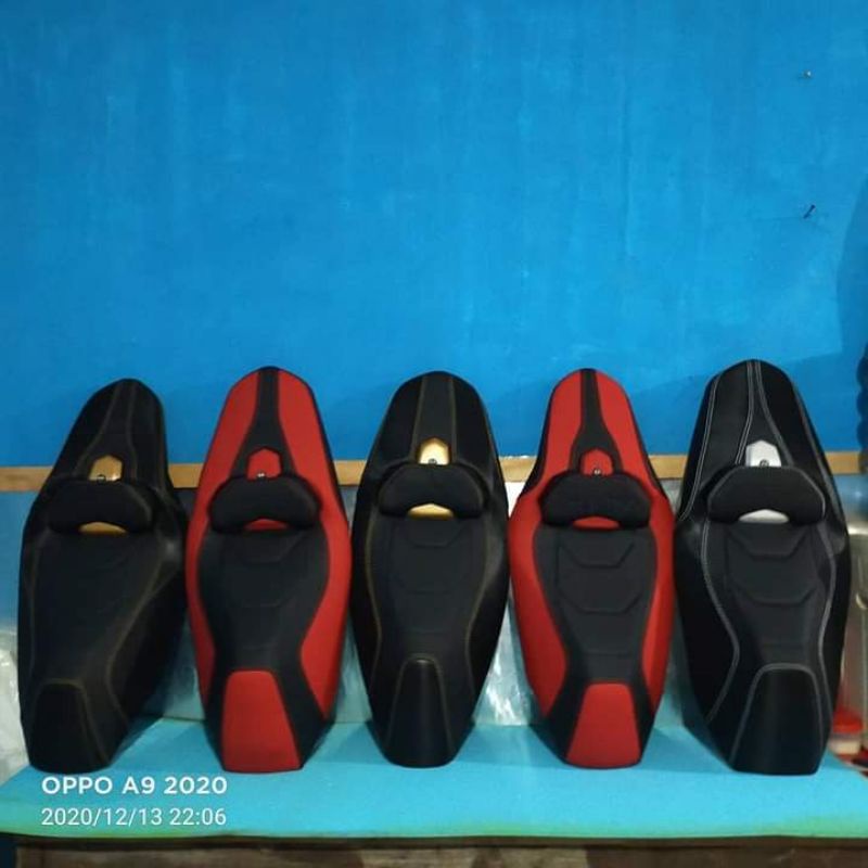 KULIT JOK MOTOR PCX 150/160 PRES EROPA MBTECH / COVER JOK PCX MODEL EROPA / SARUNG JOK MODLE EROPA K