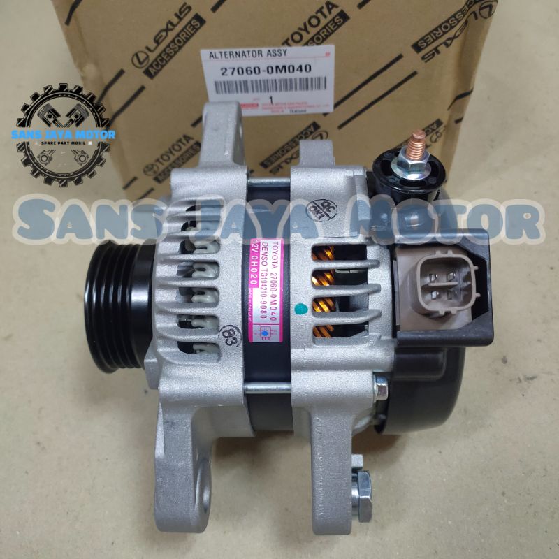 Alternator Assy - Dinamo Ampere Toyota Vios Yaris 2006-2012 Original Toyota Denso | 27060-0M040