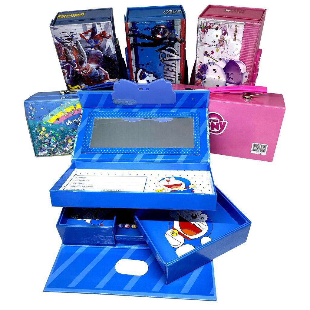 

Kotak Pensil Tombol KODE Motif Anak 2 Tingkat 3D Lucu & Unik