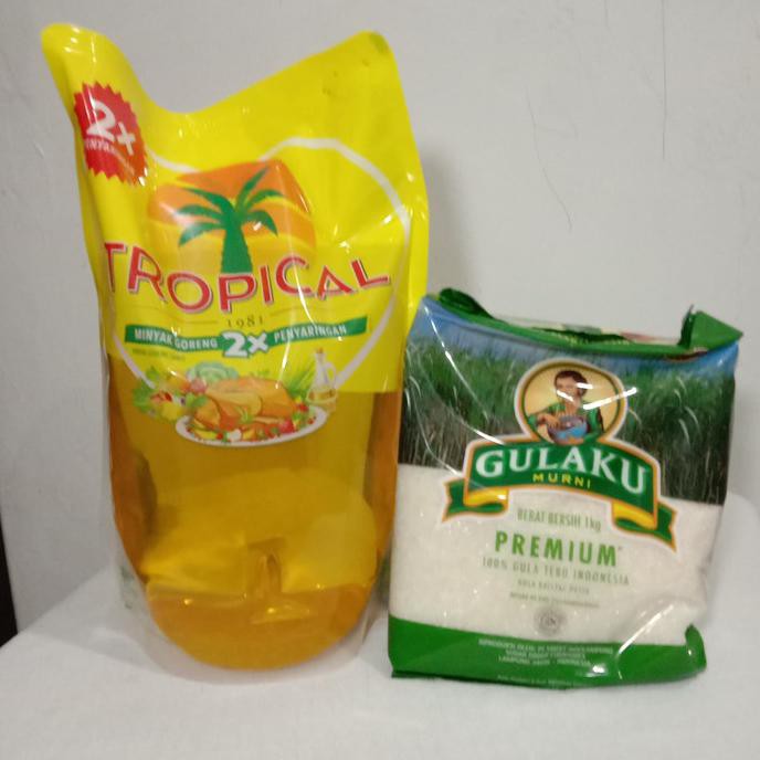 

BISA BAYAR DI TEMPAT Bundling Minyak Goreng dan Gulaku (khusus Via Ojol) Kode 1325