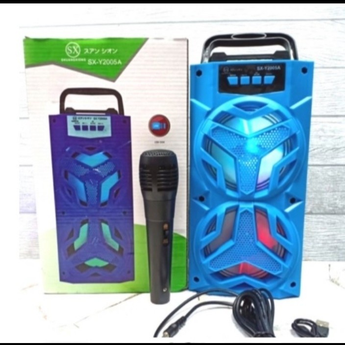 COD SPEAKER BLUETOOTH SX-Y2005A KARAOKE X-BASS FREE MIC 1